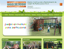 Tablet Screenshot of juegosdelbosque.com.ar